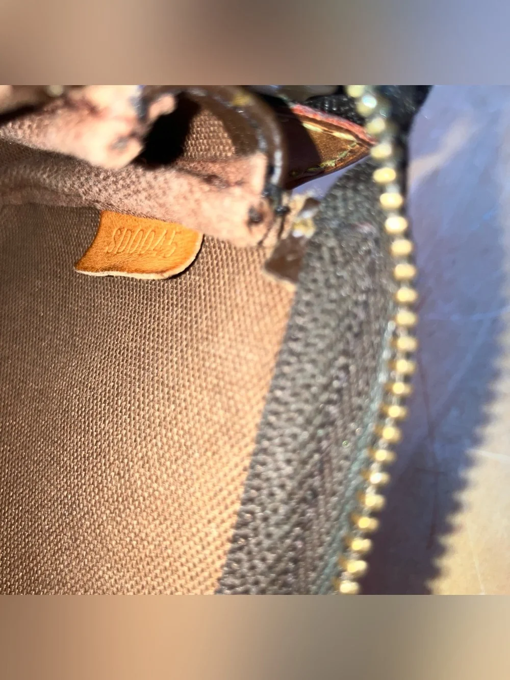 Louis Vuitton Monogram Canvas Petit Bucket Pochette Pouch